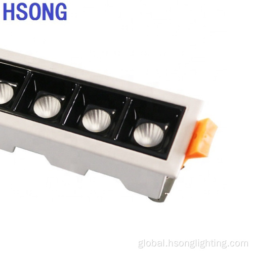 linear light fixture Square trimless linear light 2/4/10/20/30w Factory